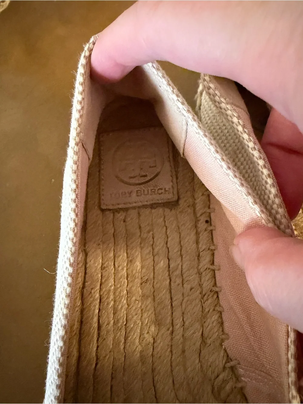 Tory Burch Canvas Espadrille Slip-Ons in Cream - Women